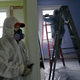 Contractors remove lead contamination from a home in Providence, Rhode Island in 2006. Photo: AP